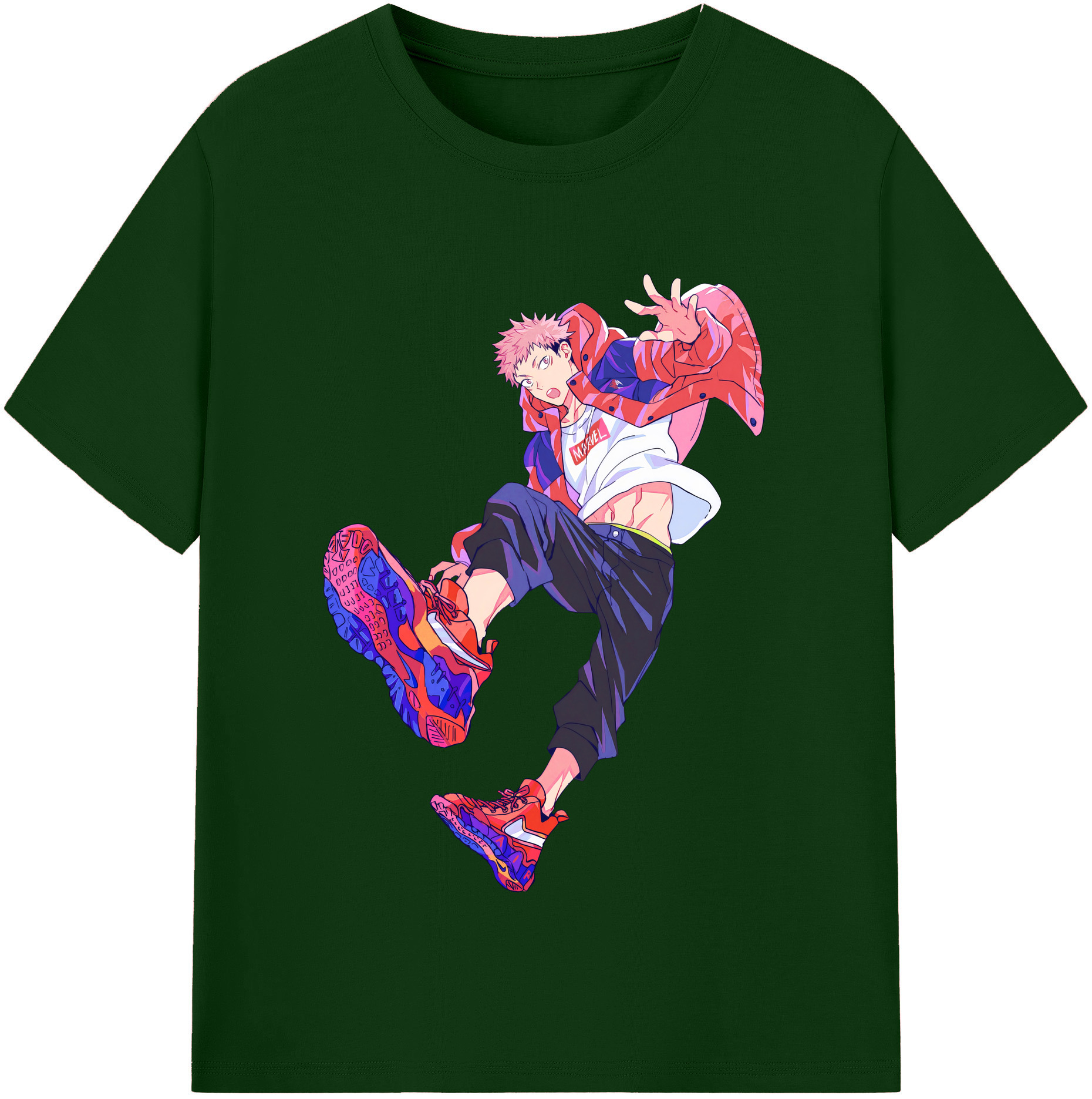 （画像用） 呪術廻戦 Jujutsu Kaisen 綿100％半袖Tシャツ（フロントプリント）